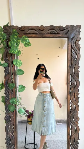 1) Korean skirt waist:28/l:26