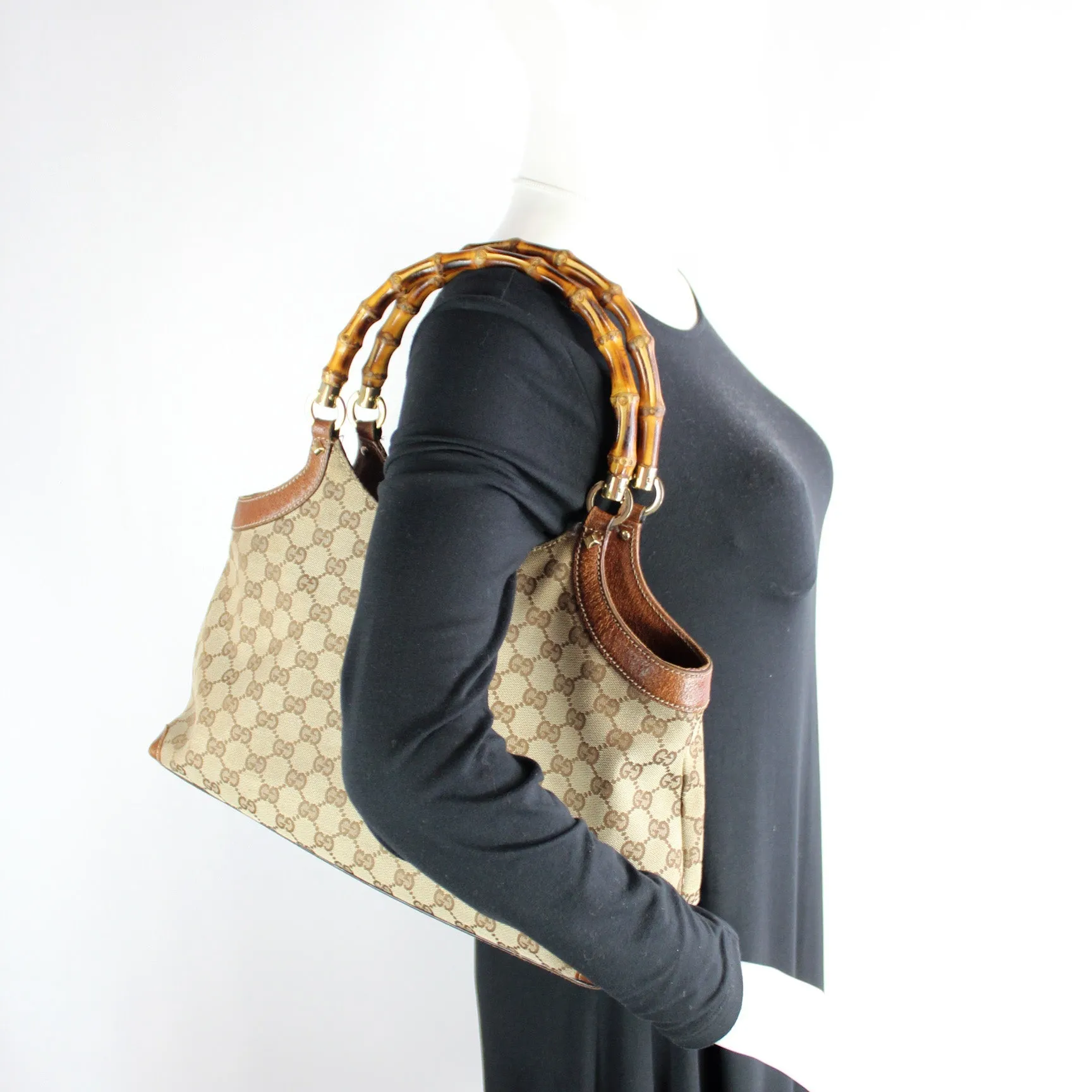 137395 Bamboo Handle Bag