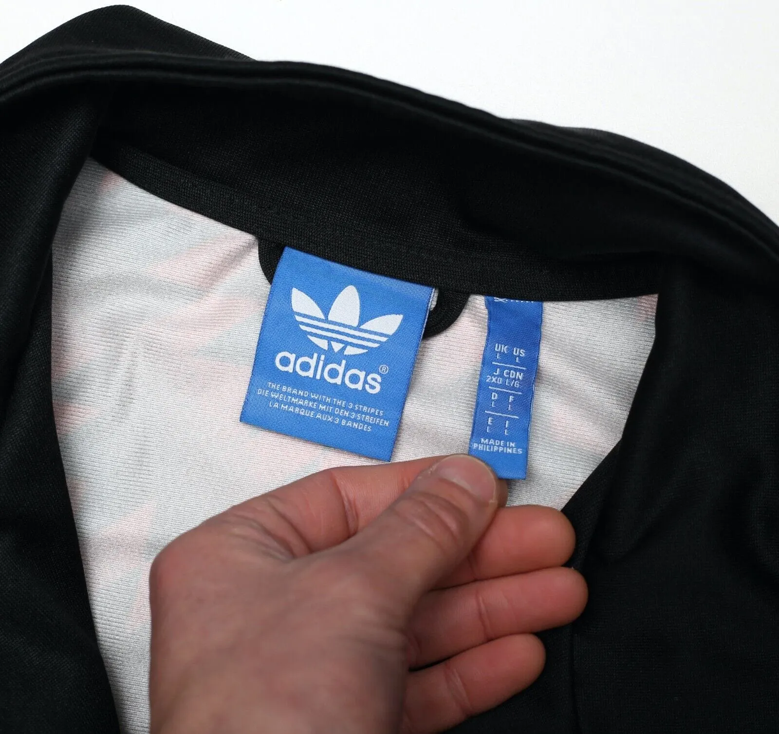 1990/92 Manchester United Vintage Retro adidas Originals Track Top (L)