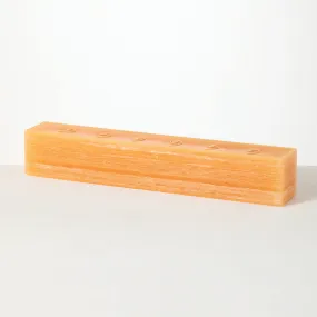 22" Amber Layered Brick Candle