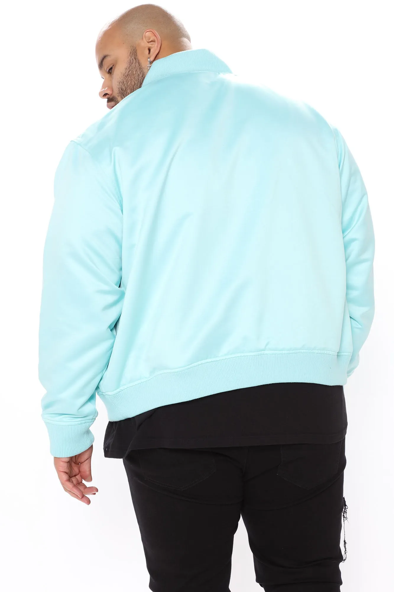 Ashton Essential Bomber Jacket - Blue