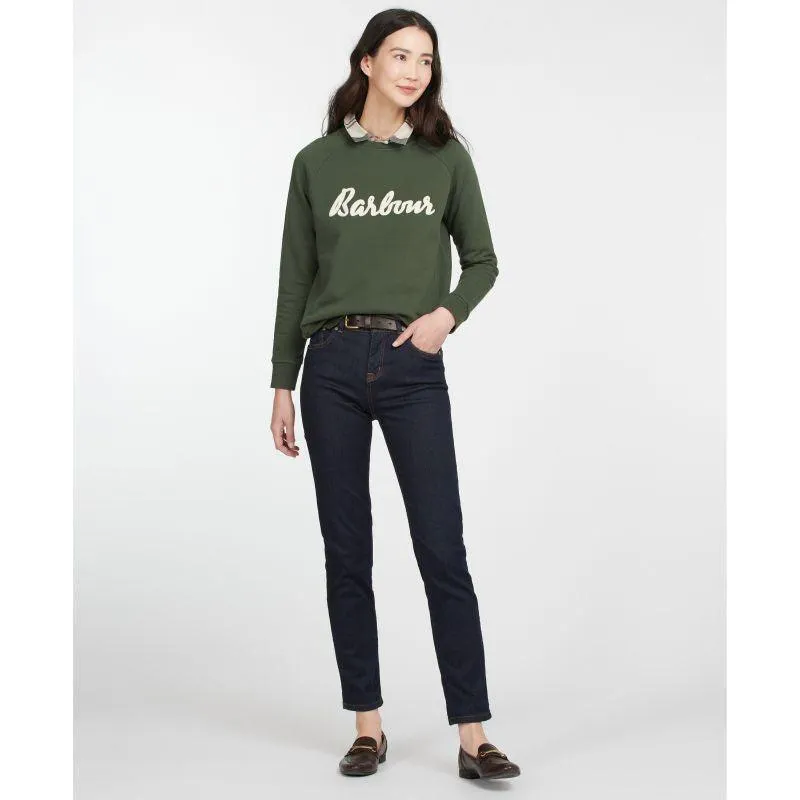 Barbour Otterburn Ladies Sweatshirt - Olive