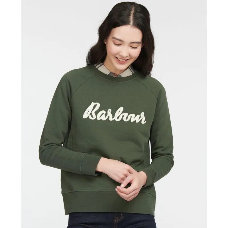 Barbour Otterburn Ladies Sweatshirt - Olive
