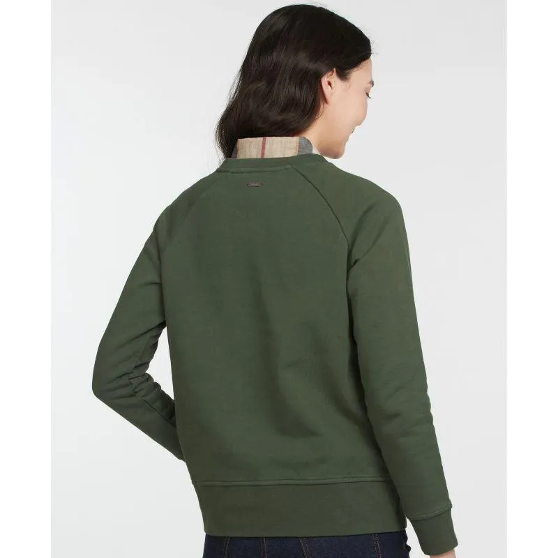 Barbour Otterburn Ladies Sweatshirt - Olive