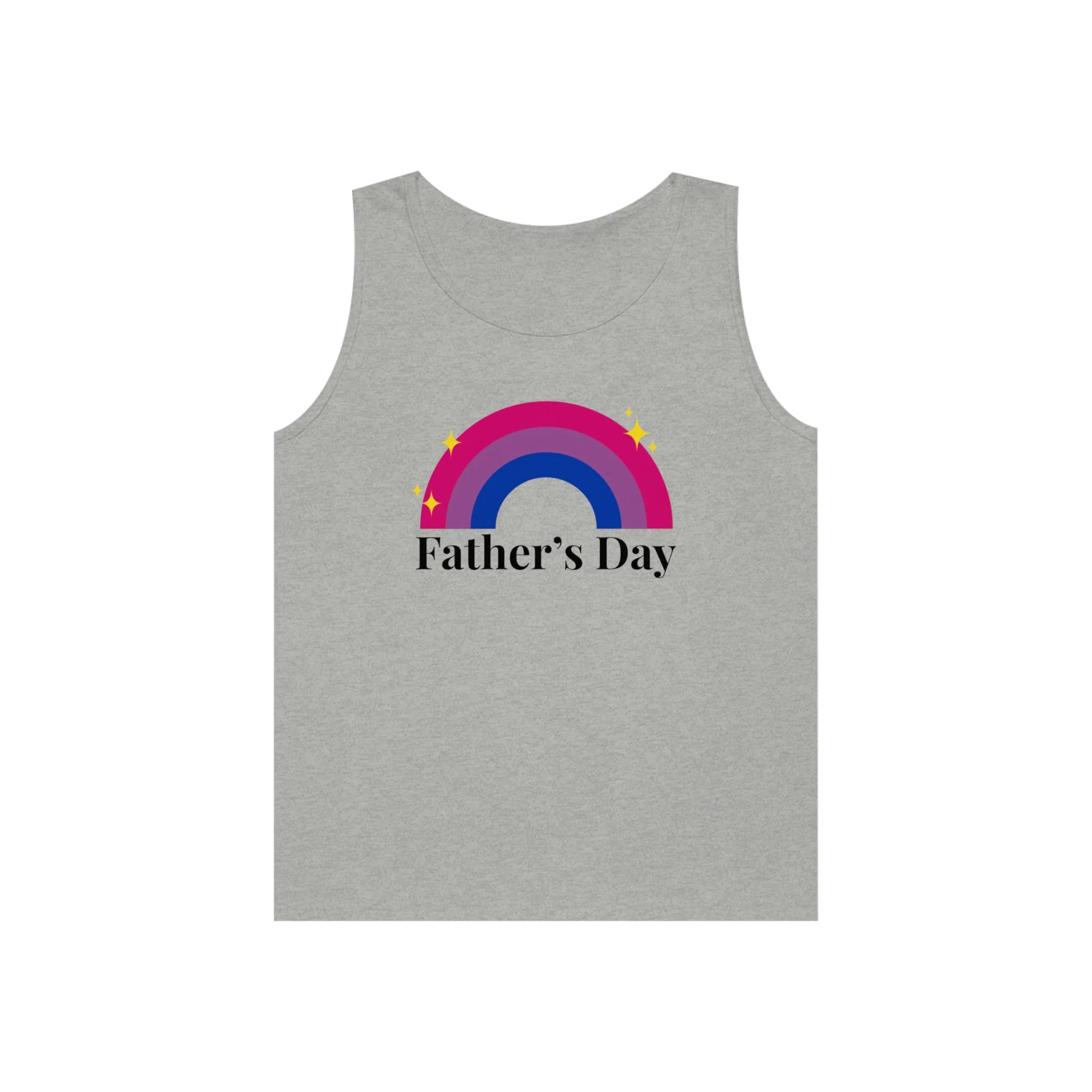 Bisexual Pride Flag Tank Top Unisex Size - Father's Day