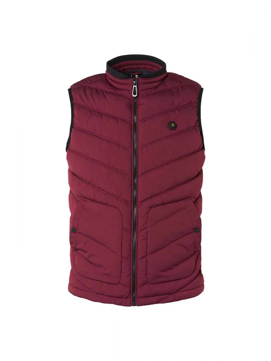 Bodywarmer Padded | Dark Red