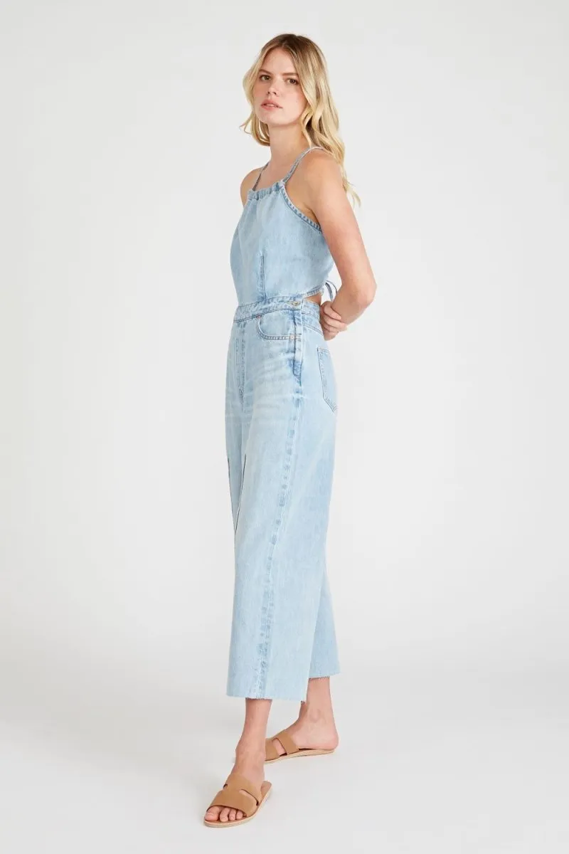 Cami Halter Jumpsuit in Quartz Creek