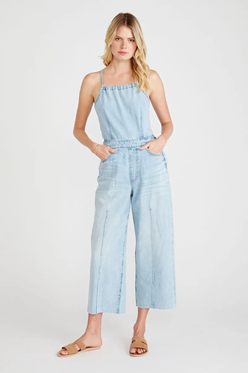 Cami Halter Jumpsuit in Quartz Creek