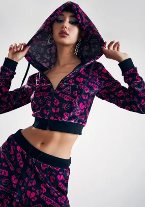 Certified Freak Velour Track Jacket