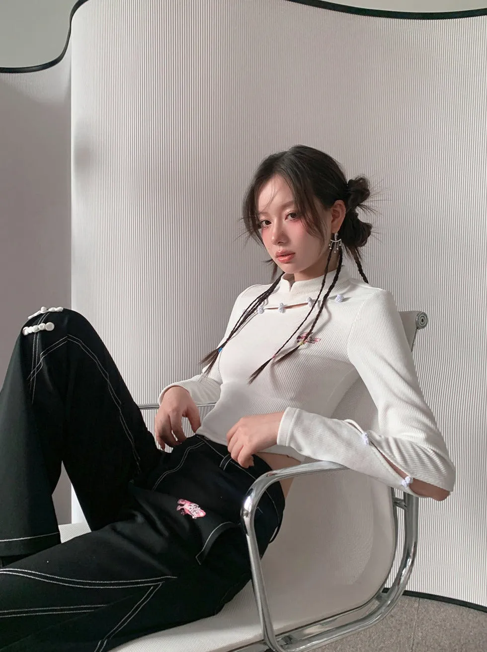 Chinese Short Tight Top