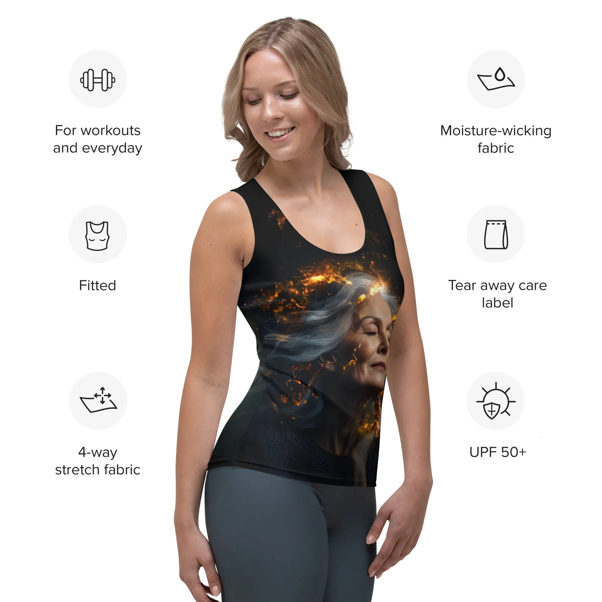 Classic Allure Sublimation Cut & Sew Tank Top