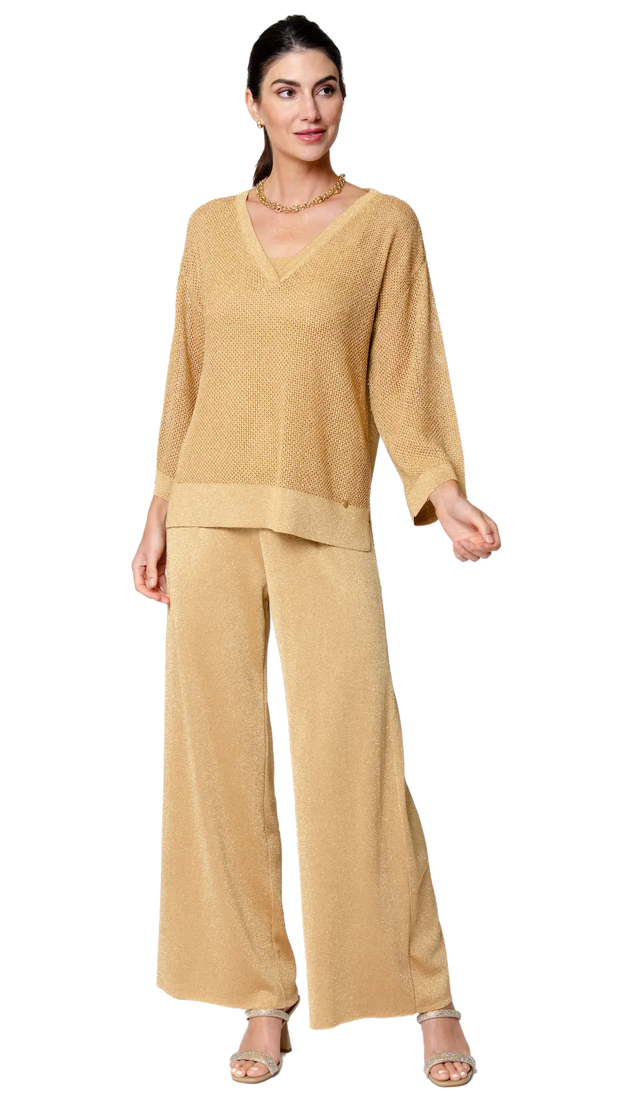 Crissie Tank Top; Golden Sands