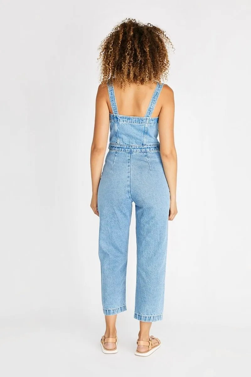 Darla Denim Jumpsuit in Gila River