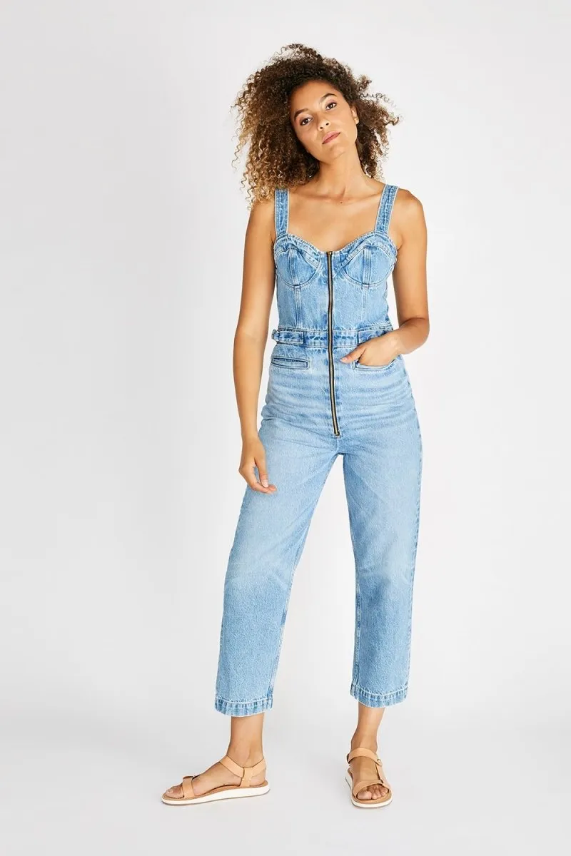 Darla Denim Jumpsuit in Gila River