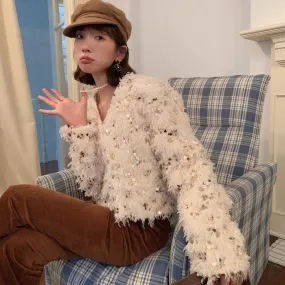Elegant Enigma Sequin Jacket