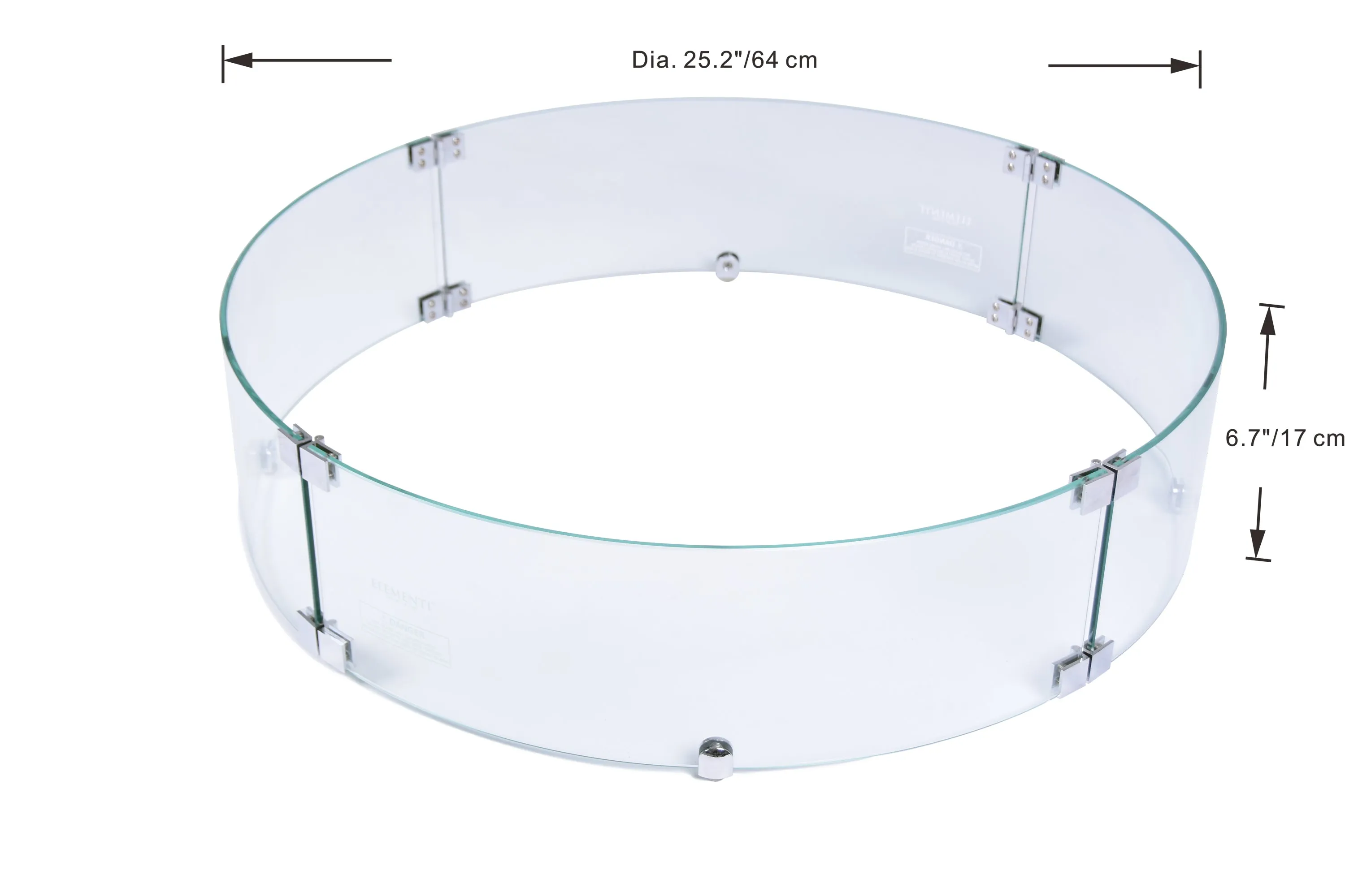 Elementi Plus OFG414LG Colosseo Concrete Outdoor Fire Table