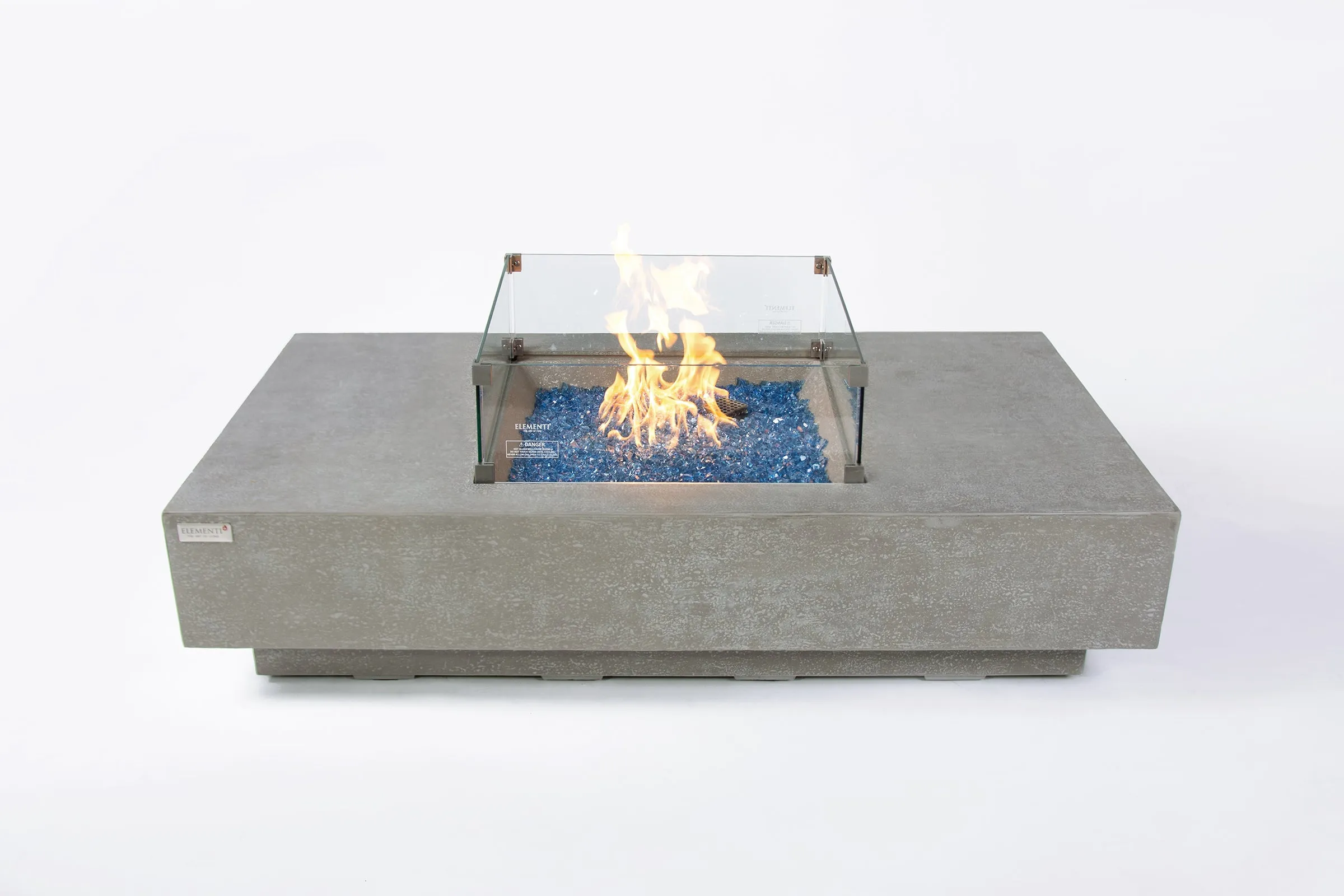 Elementi Plus OFG416LG Monte Carlo Concrete Outdoor Fire Table