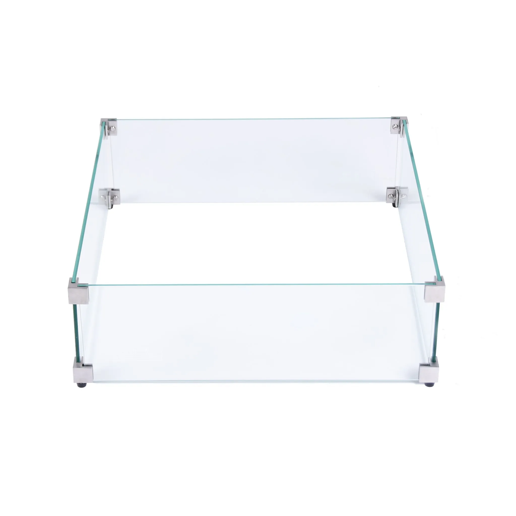 Elementi Plus OFP103BW Bianco Marble Porcelain Outdoor Fire Table