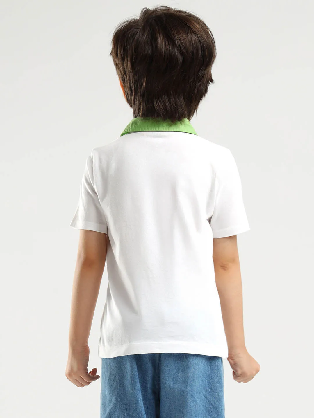 Elephant Embroidered Polo Cotton Tee