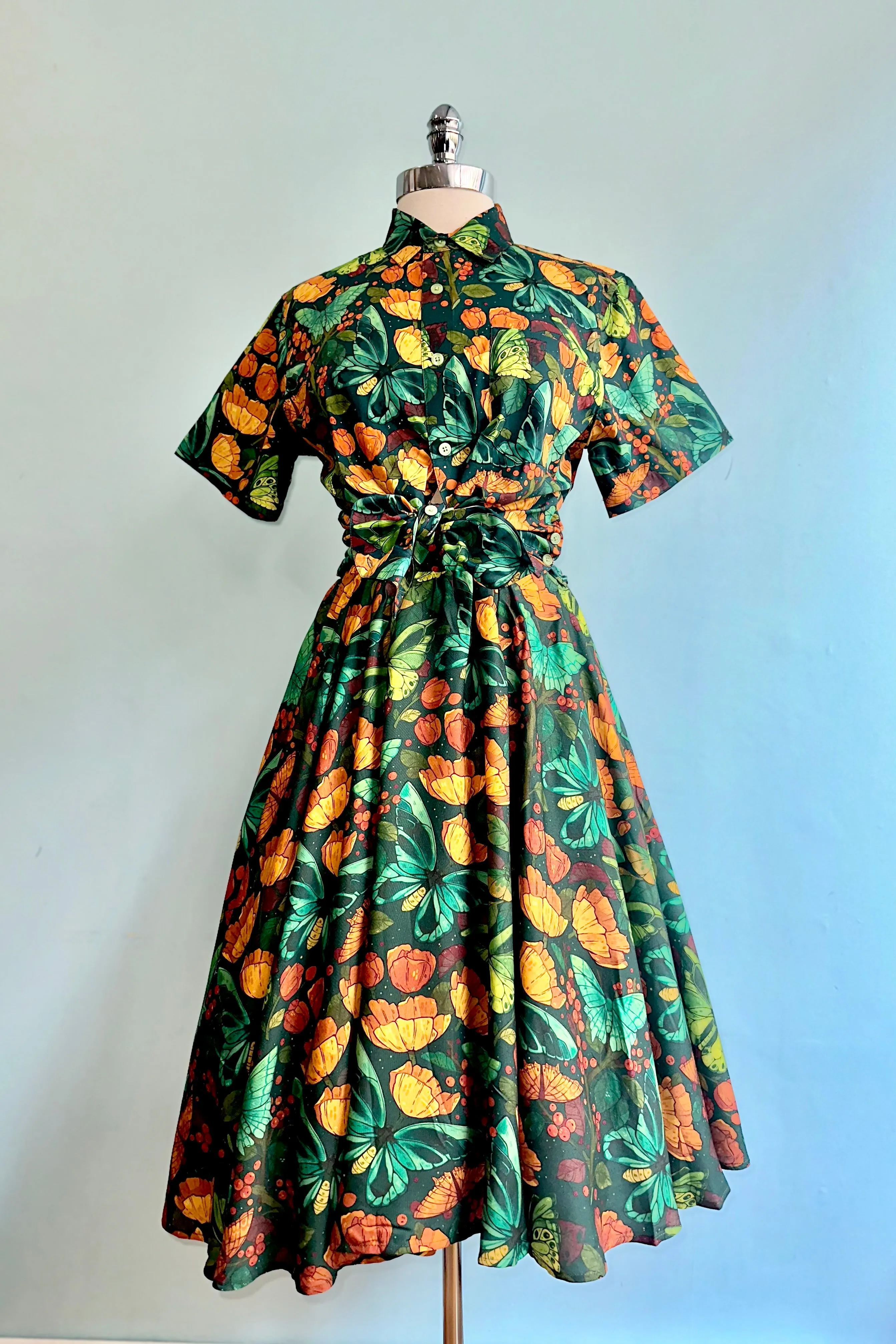 Emerald Dream Midi Skirt by Morning Witch