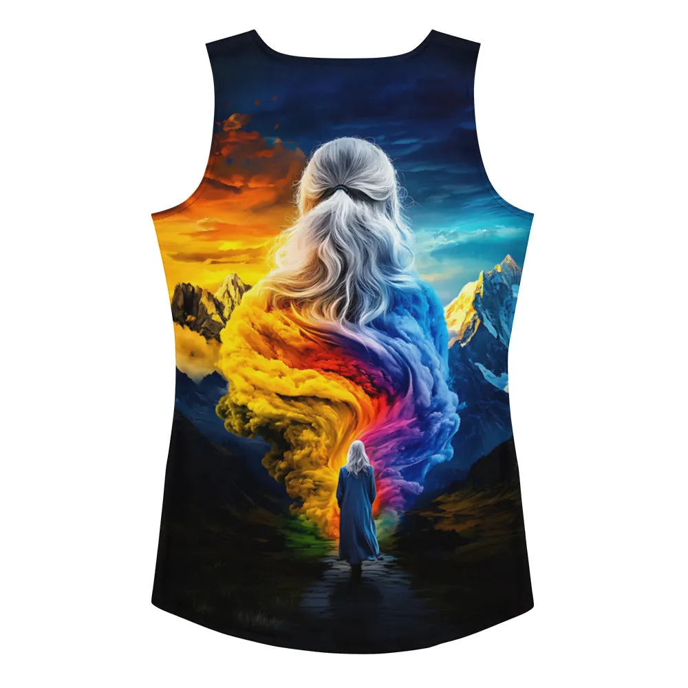 Empowered Renewal Path Sublimation Cut & Sew Tank Top