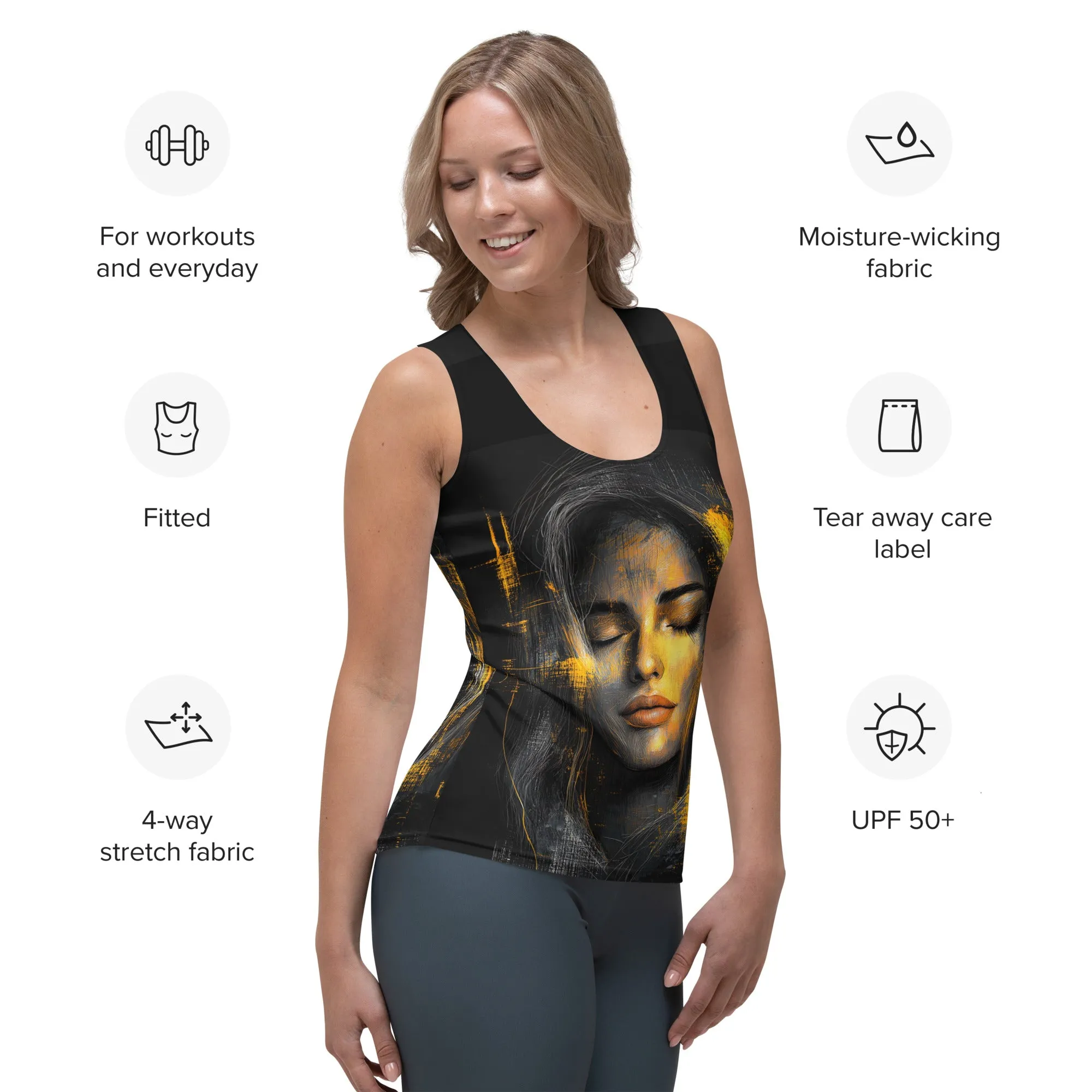 Eternal Elegance Sublimation Cut & Sew Tank Top