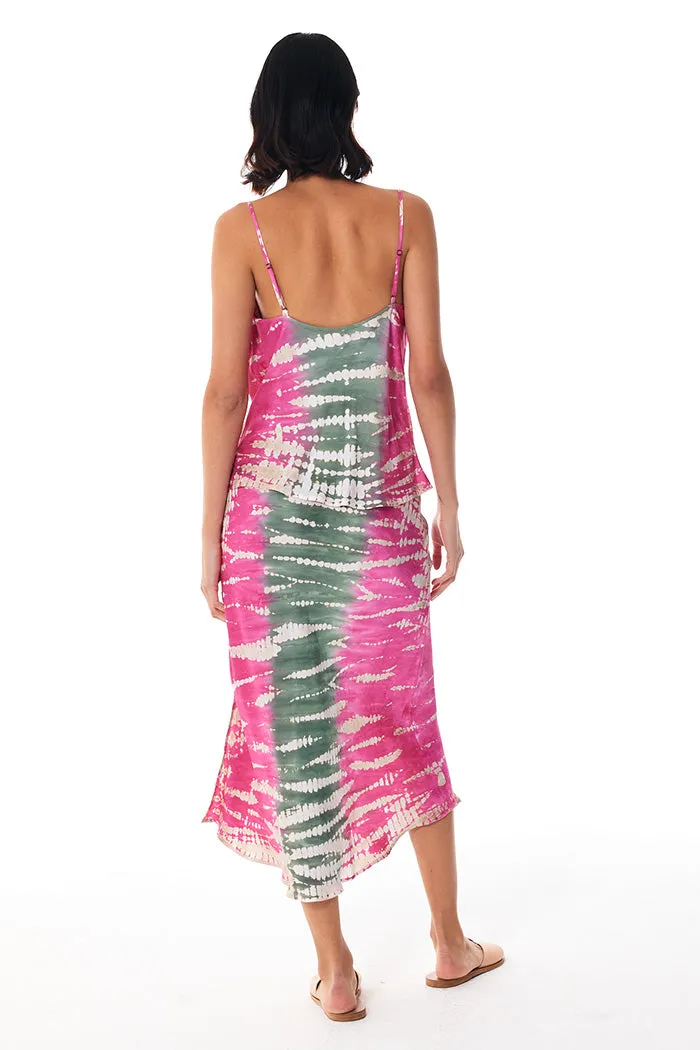 Felicity Skirt // Pink Flash Reef Wash