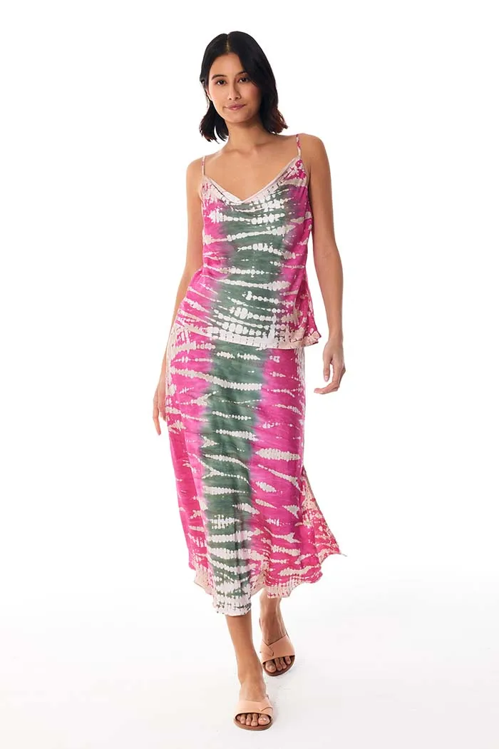 Felicity Skirt // Pink Flash Reef Wash