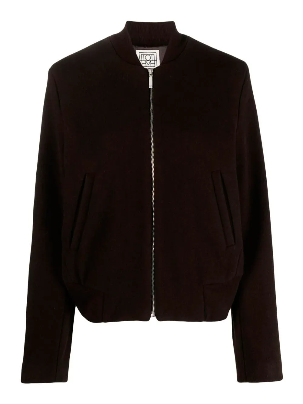 Felted bomber jacket