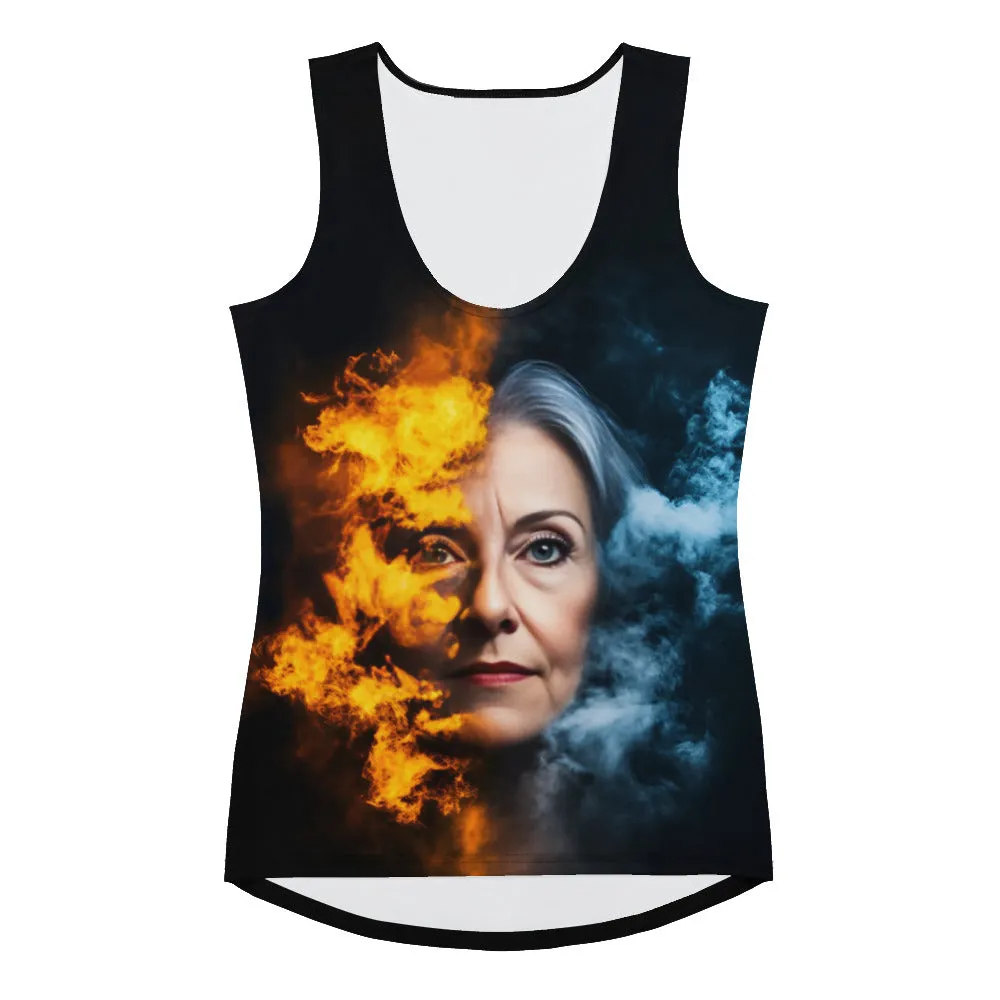 Fiery Beauty Sublimation Cut & Sew Tank Top