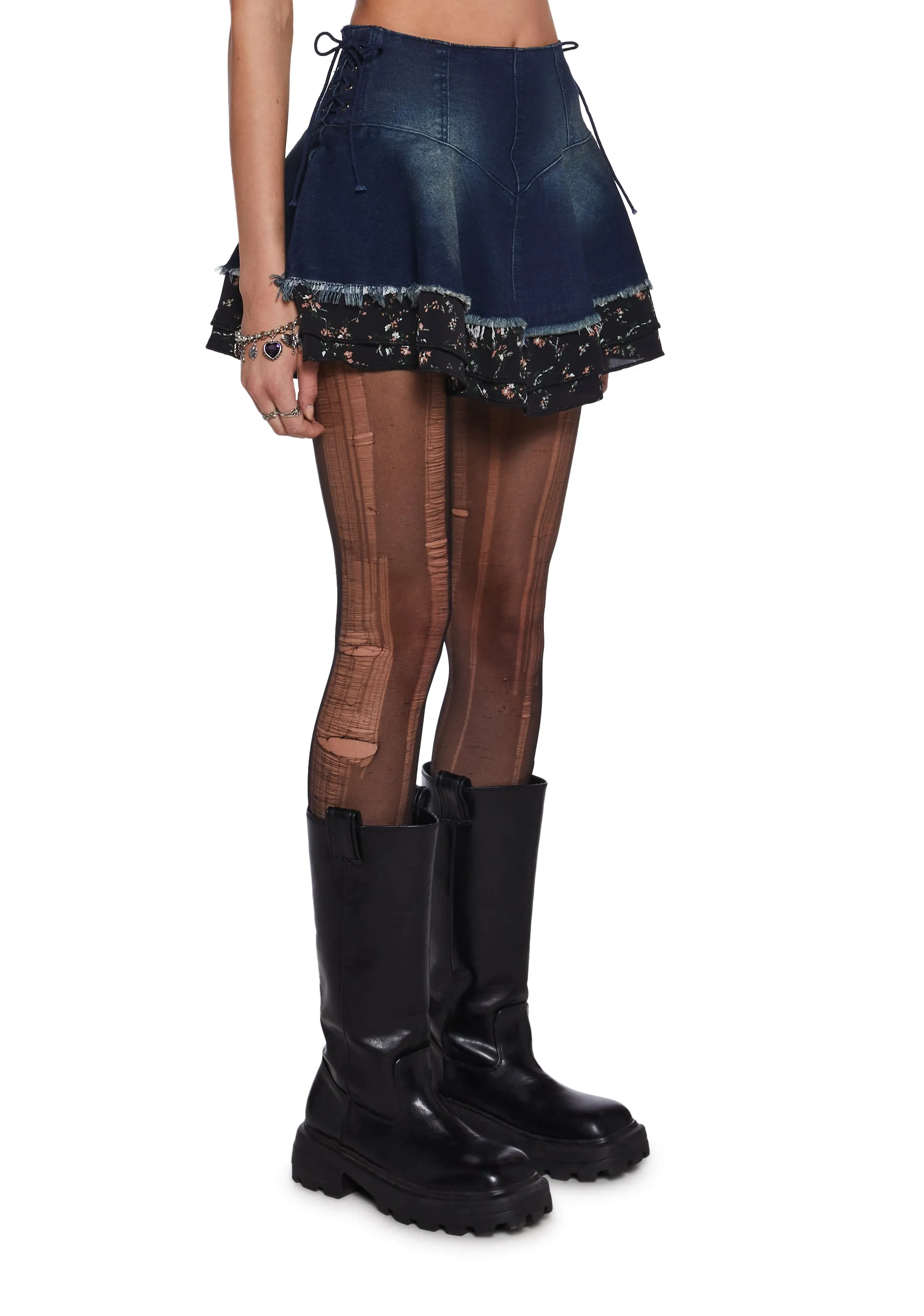 Free Spirit Edge Mini Skirt