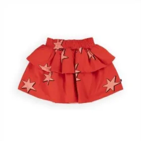 Girls Skirt | Star Layered French Terry Skirt | CarlijnQ
