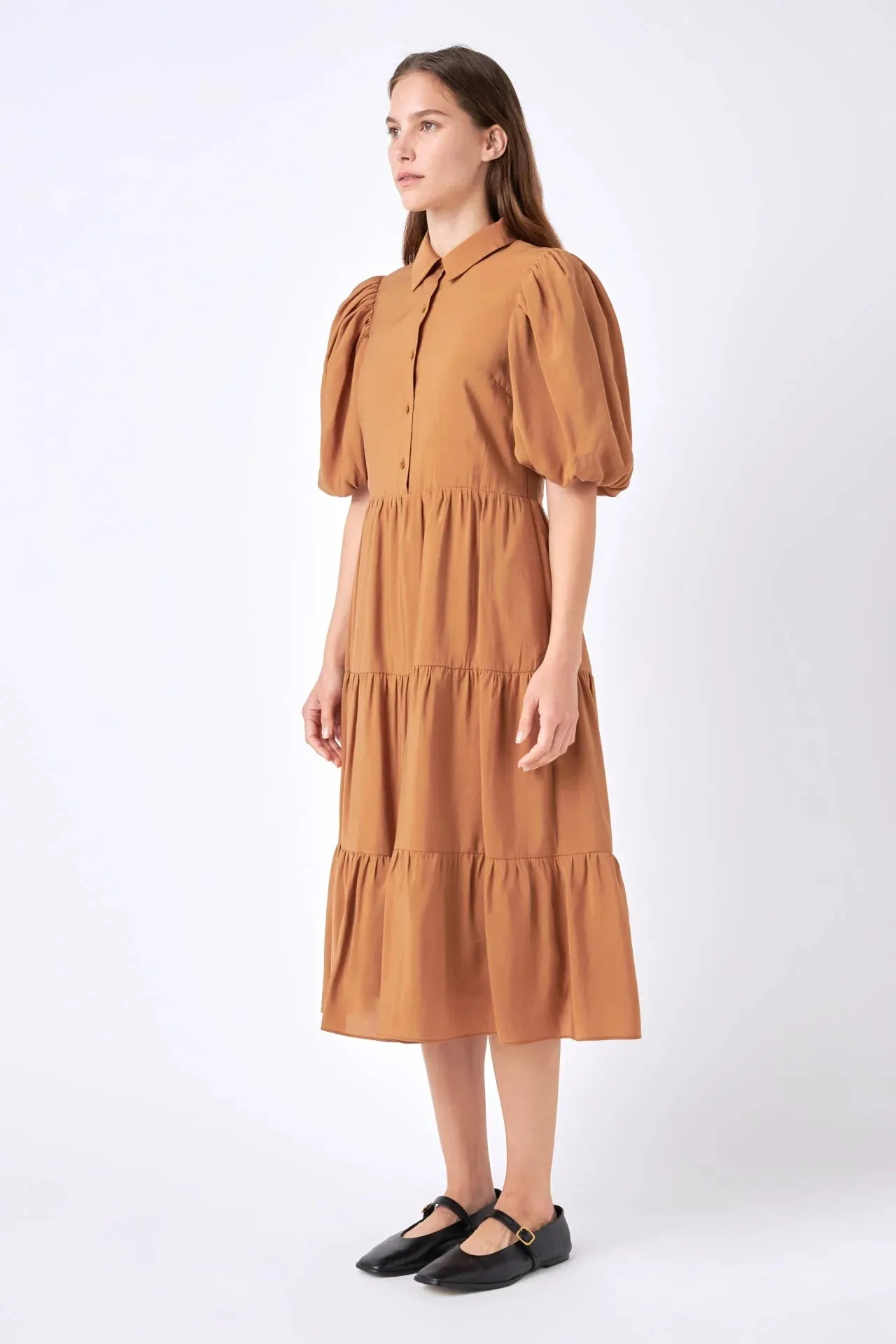 Graham Cracker Midi Dress - FINAL SALE