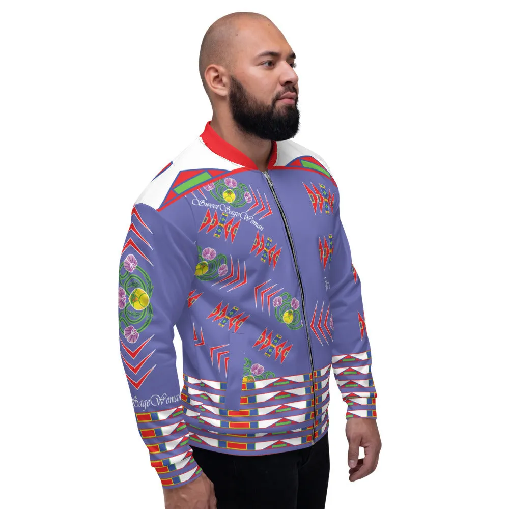 Gratitude Peri Bomber Jacket