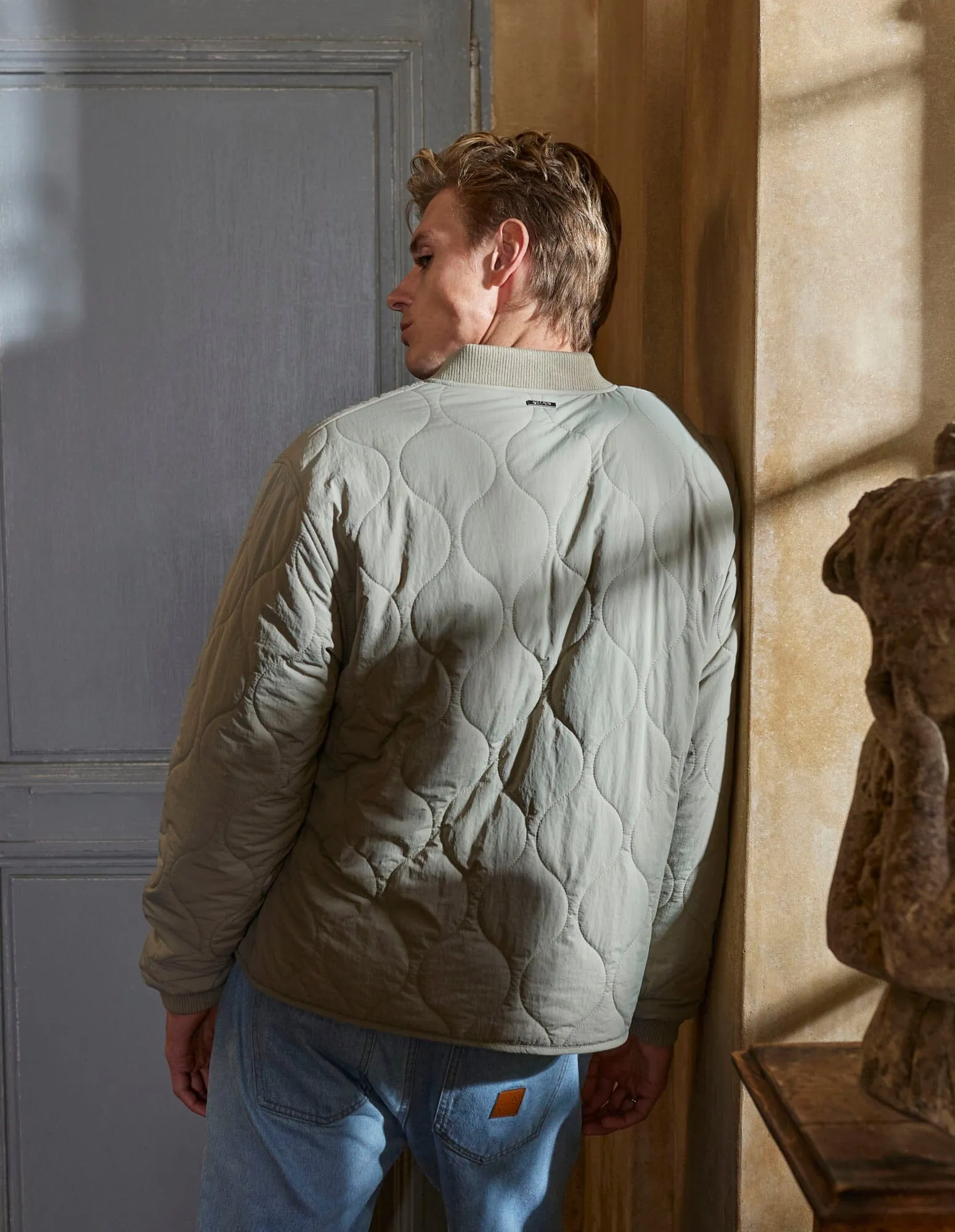 Grey Onion Quilt Jacket
