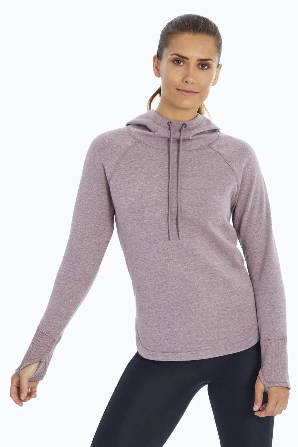 Hattie Hoodie (Heather Black Plum)