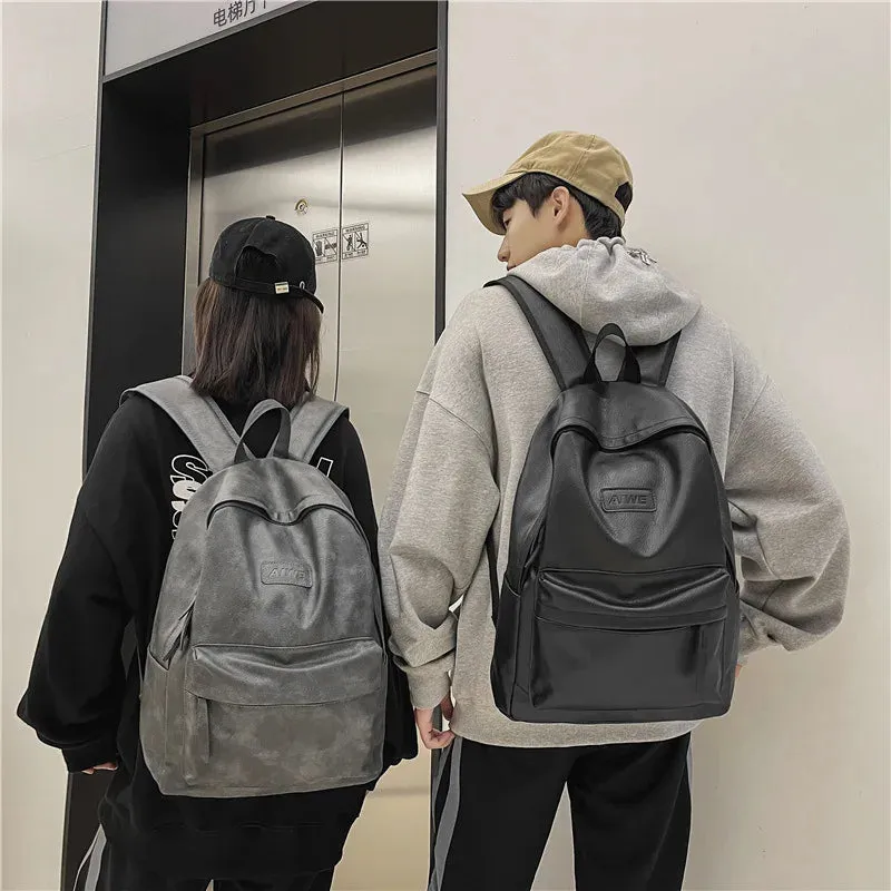 High Quality Women Man Backpack PU Leather Men's Backpacks Girl Luxury Designer Back Pack Laptop Bag Large Capacity Travel Bag