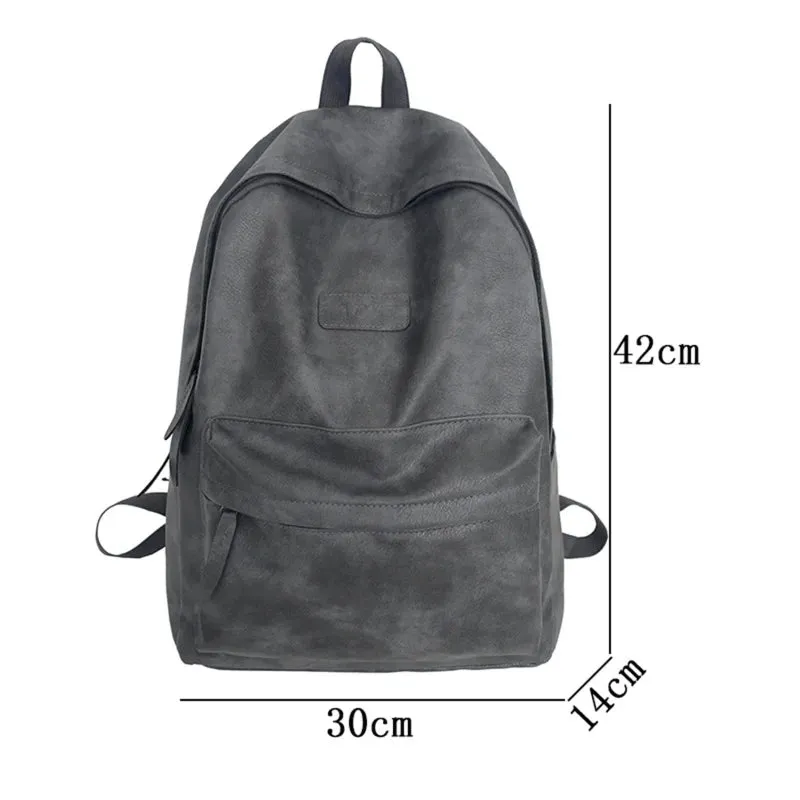 High Quality Women Man Backpack PU Leather Men's Backpacks Girl Luxury Designer Back Pack Laptop Bag Large Capacity Travel Bag