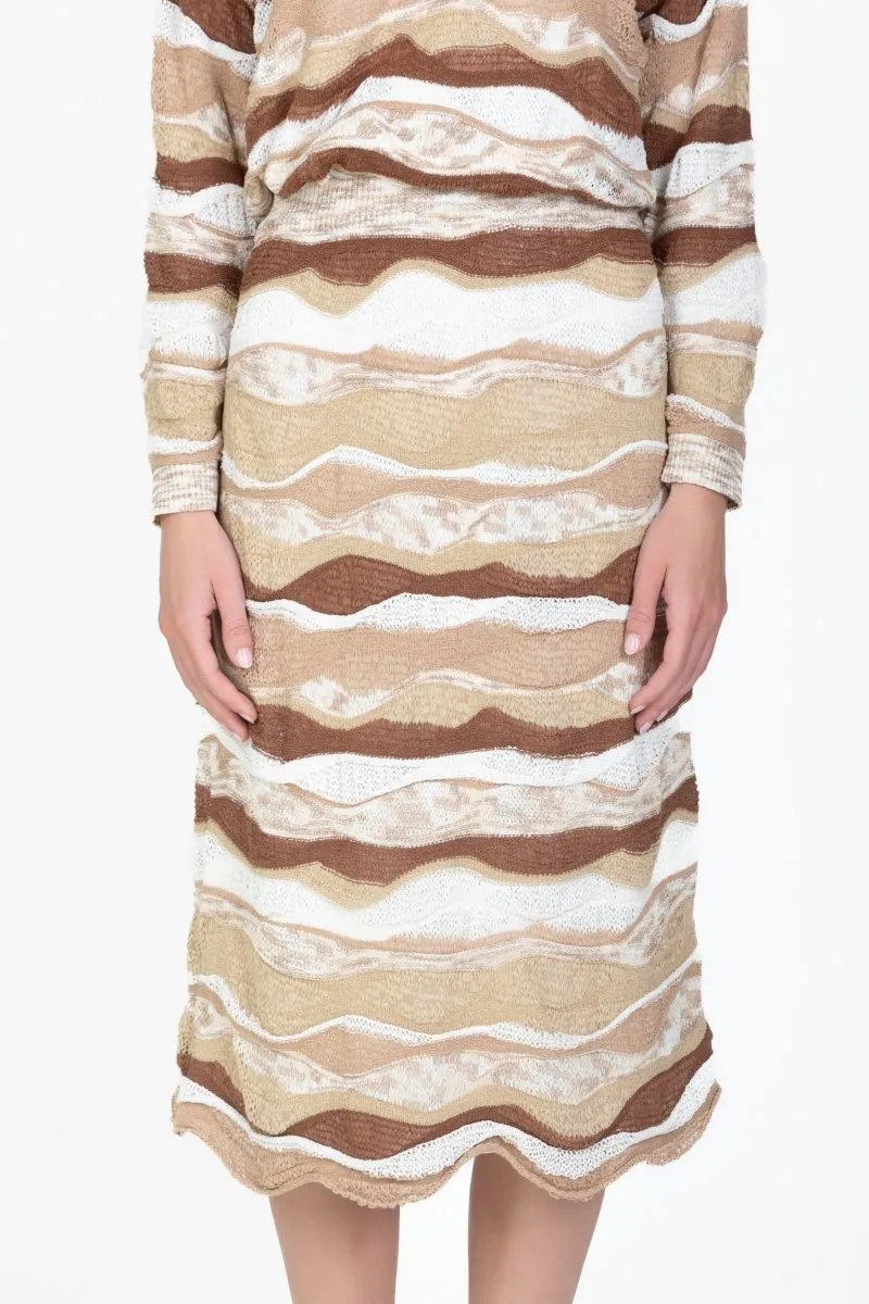 HOLLY SKIRT (BROWN)