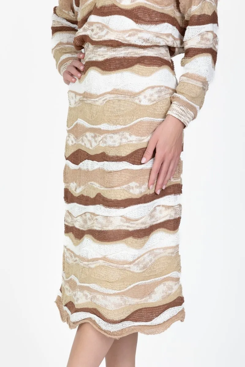 HOLLY SKIRT (BROWN)