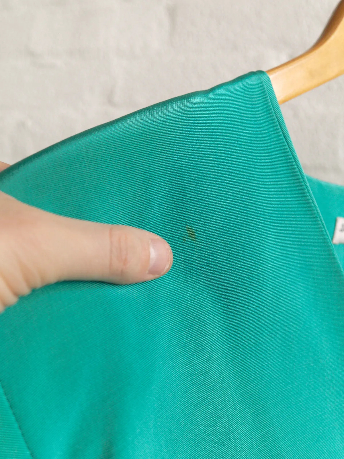Jasper Conran 1980s teal grosgrain skirt suit - womens 8 6
