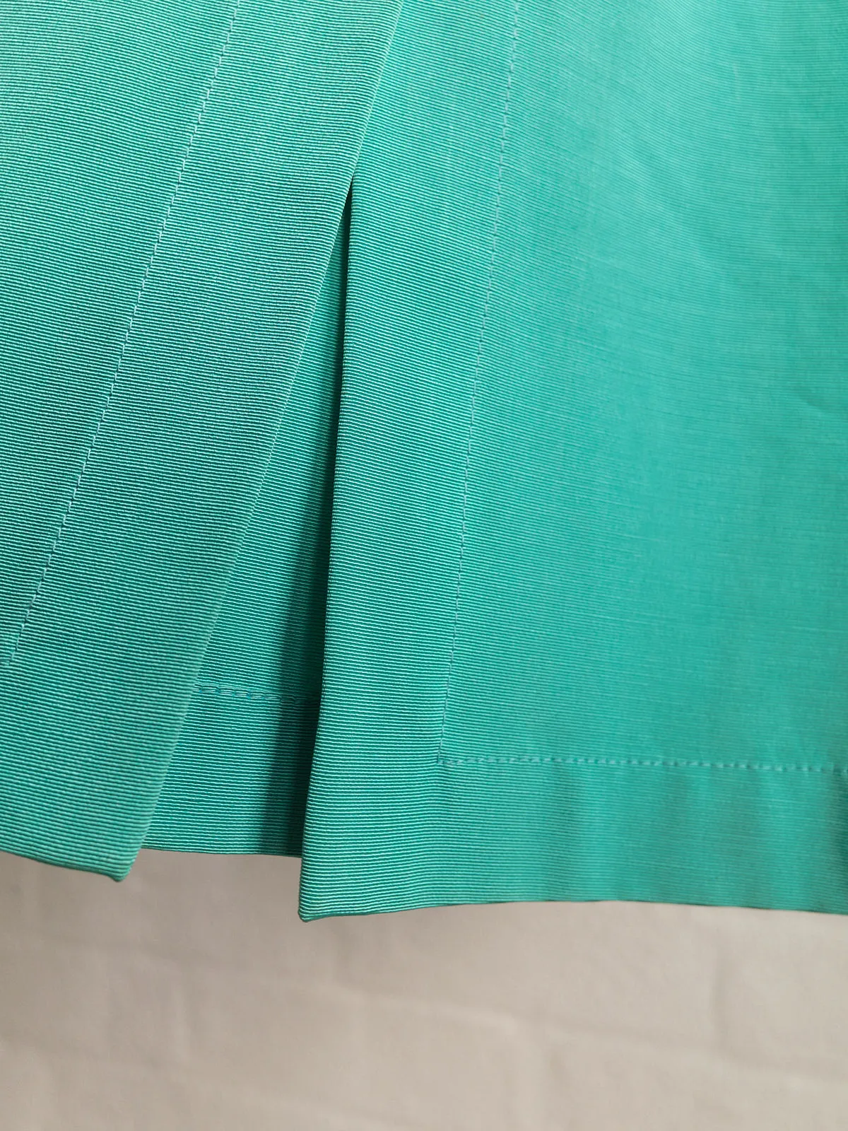 Jasper Conran 1980s teal grosgrain skirt suit - womens 8 6