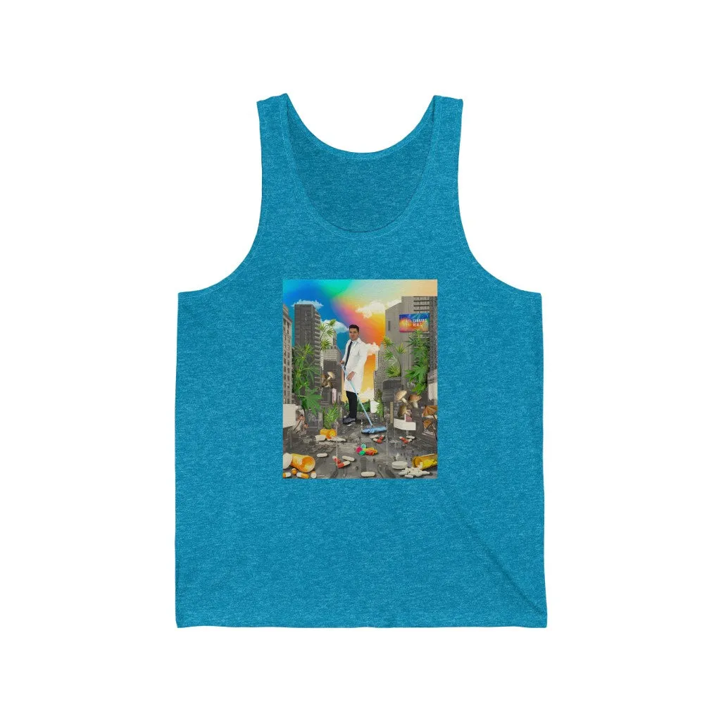 KCC Unisex Jersey Tank Top / CANNABIS HEALS