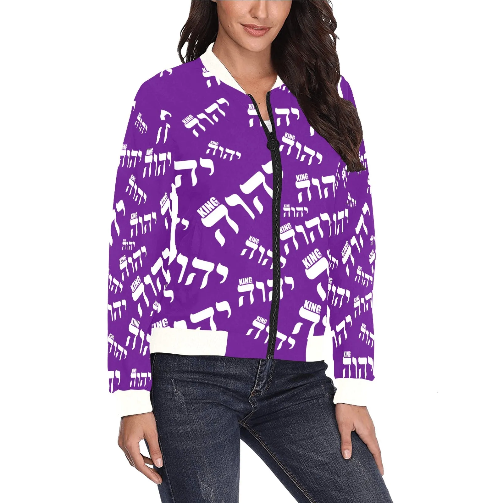 King YAHWEH Luxe II Women's  Bomber Jacket