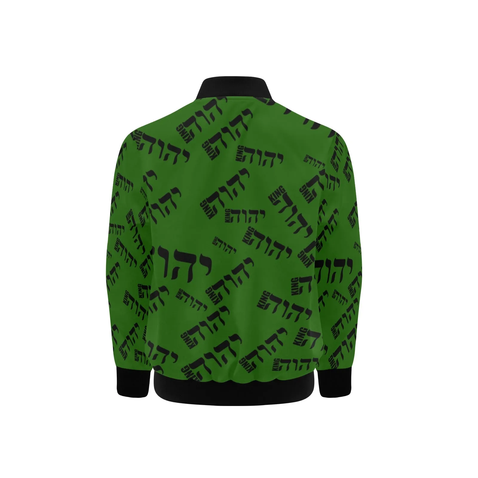 King YAHWEH Luxe III Kids' Bomber Jacket with Pockets (Onyx)