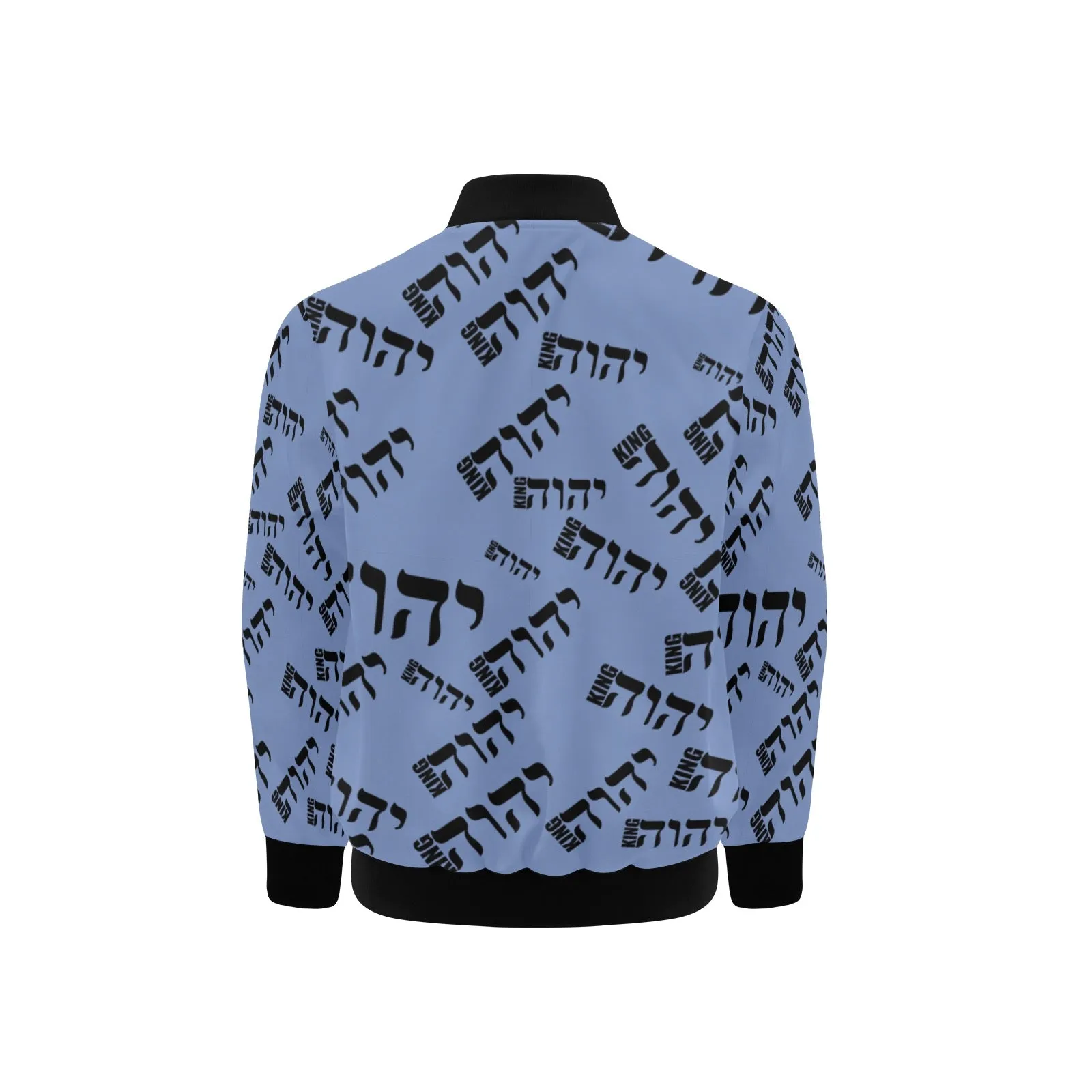 King YAHWEH Luxe III Kids' Bomber Jacket with Pockets (Onyx)