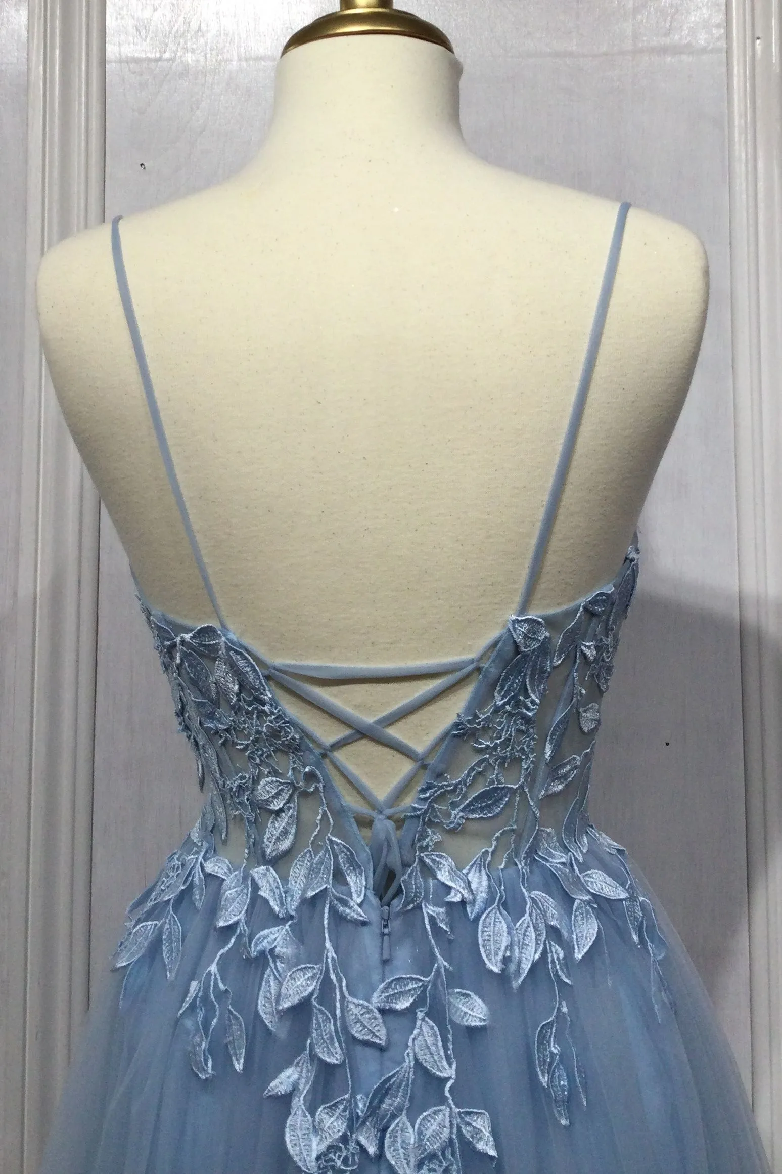 LAYERED TULLE A-LINE DRESS CDCD2214