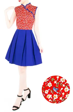 Legendary Doves & Sakura Cheongsam Dress