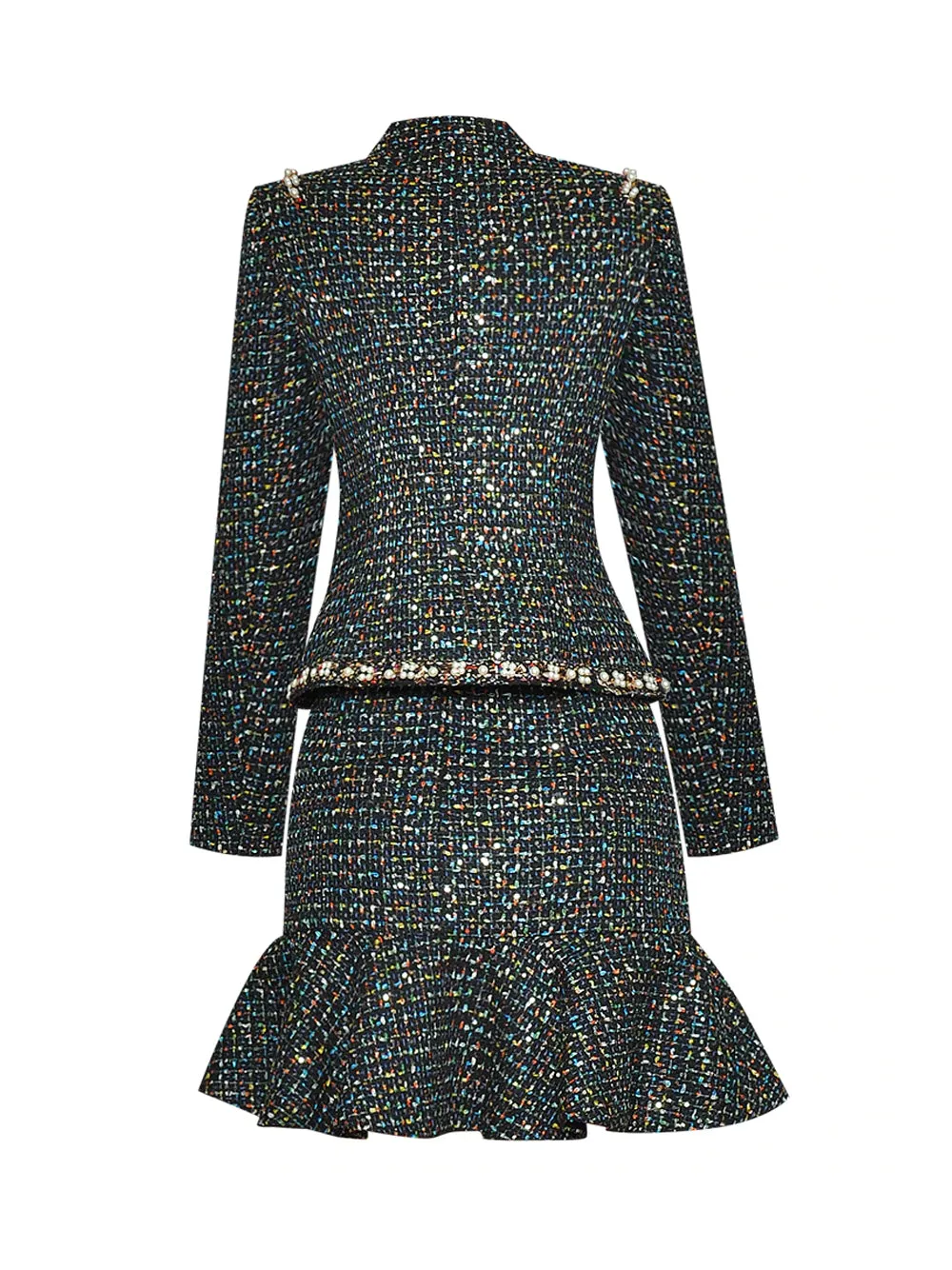 LIANNE Tweed Jacket & Skirt Set