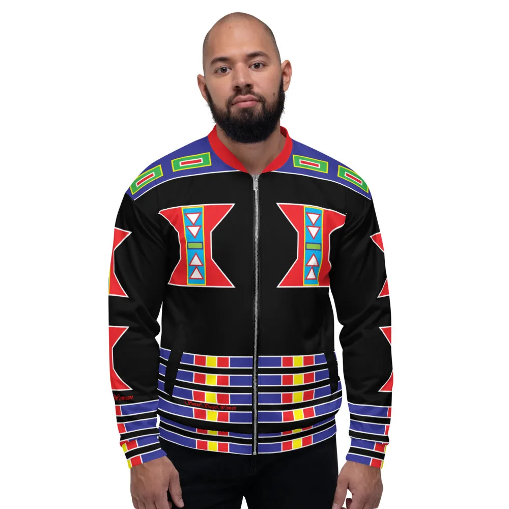 Live Black Unisex Bomber Jacket